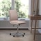 Flash Furniture Taupe Mid-Back Armless LeatherSoft Office Chair GO-21111-TAUPE-GG - alternate 1